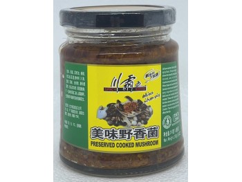 PRESERVED COOKED MUSHROOM 280.00 GRAM