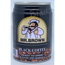 MR BROWN BLACK COFFEE 240.00 MILLILITER