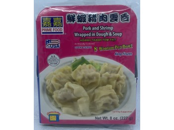 PRIME FOOD PORK AND SHRIMP WONTON 8.00 OUNCE