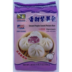 STEAM PURPLE SWEET POTATO BUN 10.00 PIECE