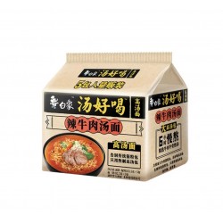 ARTIFICIAL SPICY BEEF SOUP FLAVOR INSTANT NOODLE 5.00 PACK