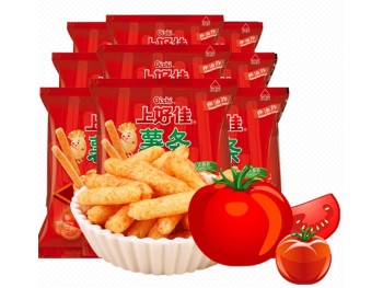 OISHI POTATO STIX TOMATO FLAVOR  