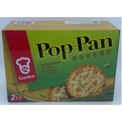 GARDEN   POP-PAN SPRING ONION CRACKERS 225.00 GRAM