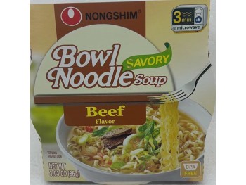 NONG SHIM BOWL/BEEF&GINGER 86.00 GRAM