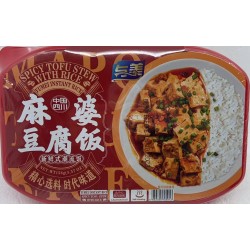 與美麻婆豆腐飯 158.00 GRAM