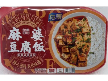 與美麻婆豆腐飯 158.00 GRAM