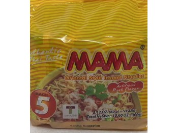 MAMA ARTIFICIAL PORK NOODELS 60.00 GRAM