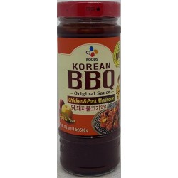 CJ CHICKEN&PORK B.B.Q SAUCE-HOT 500.00 GRAM