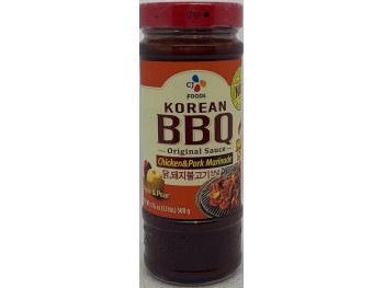 CJ CHICKEN&PORK B.B.Q SAUCE-HOT 500.00 GRAM