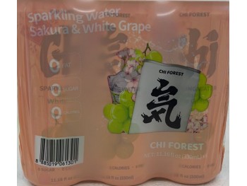 GF SPARKING WATER SAKURA WHITR GRAPE FLA 6.00 CAN