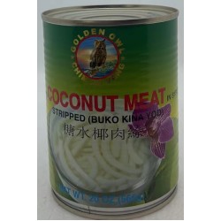 GO COCONUT MEAT STRIPPERD IN SYRUP 565.00 GRAM