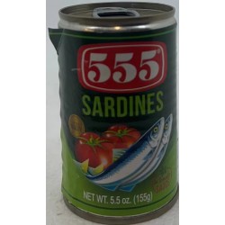 555 SARDINES/REGULAR 155.00 GRAM