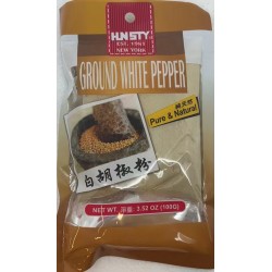 HNSTY GROUND WHITE PEPPER 100.00 GRAM