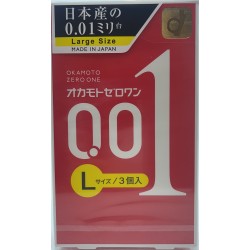 OKAMOTO 001 CONDOMS L  3.00 PIECE