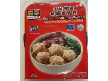 PRIME FOOD WONTON NOODLE SOUP W/ ROASTED PORK 227.00 GRAM