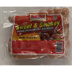 SWEET SMOKEY PORK SAUSAGE 1.00 POUNDS