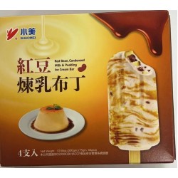 RED BEAN CONDENSED MILK PUDDING ICE BAR 4.00 PIECE