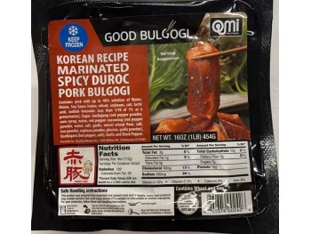 KOREAN RECIPE MARINATED PORK BULGOGI 16.00 OUNCE