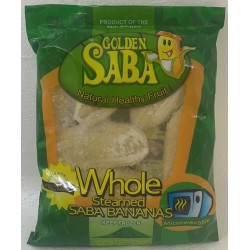 GOLDEN SABA  WHOLE STEAMED BANANAS 1.00 POUNDS