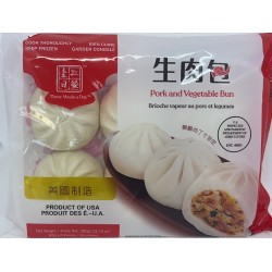 PORK AND VEGETABLE BUN 390.00 GRAM