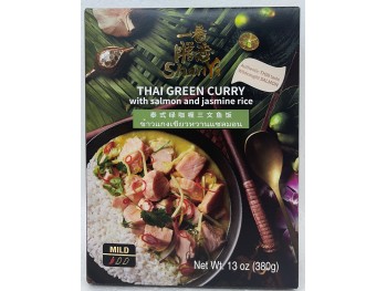 THAI GREEN CURRY RICE WITH SALMON 380.00 GRAM