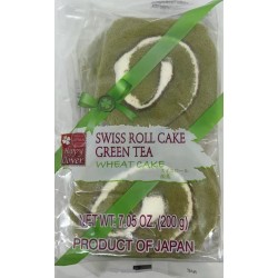 SWISS ROLL CAKE GREEN TEA 4.00 PIECE