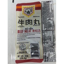 VENUS   BEEF MEAT BALL 8.00 OUNCE