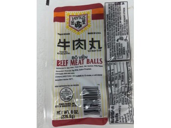 VENUS   BEEF MEAT BALL 8.00 OUNCE