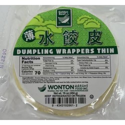 DUMPLING WRAPPERS THIN 454.00 GRAM