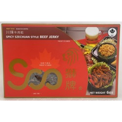 SPICY SZECHUAN STYLE BEEF JERKY 6.00 OUNCE