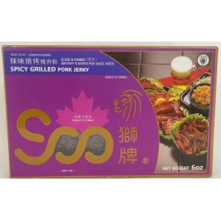 SPICY GRILLED PORK JERKY 6.00 OUNCE