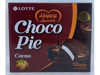 LOTTE CHOCO PIE CACAO FLAVOR 12.00 PACKET