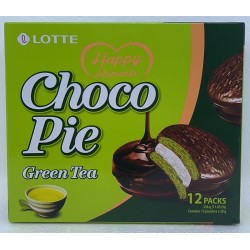 LOTTE CHOCO PIE GREEN TEA FLAVOR 11.85 OUNCE