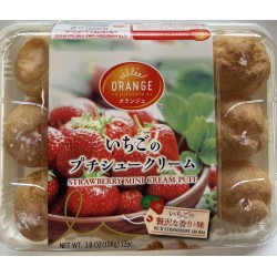 STRAWBERRY MINI GREAM PUFF  3.80 OUNCE