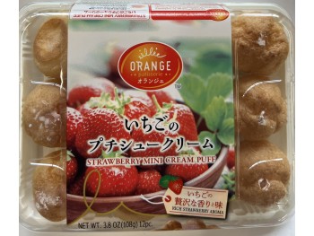 STRAWBERRY MINI GREAM PUFF  3.80 OUNCE