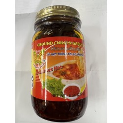 BUTTERFLY GROUND CHILLI GARLIC OIL  8.00 OUNCE
