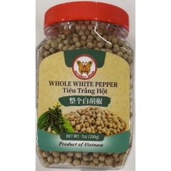 WHOLE WHITE PEPPER  200.00 GRAM