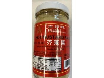 ORIENTAL MASCOT BRAND HOT MUSTARD SAUCE 8.00 OUNCE