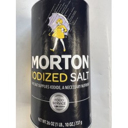 FOODSERVICE ROUND IODIZED SALT  737.00 GRAM