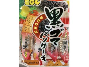 EGO BLACK SESAME VEGETABLE THIN CRACKER  256.00 GRAM
