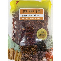 GOLDEN COCK DRIED CHILI STRIPS 3.00 OUNCE