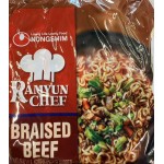 NONGSHIM RAMYUN CHEF BRAISED BEEF  4.00 BAG