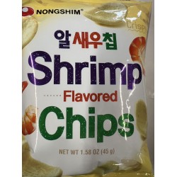 NONGSHIM SHRIMP FLA CHIPS 45.00 GRAM