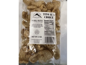 TITO AL PORK SKINS/S&V 3.00 OUNCE