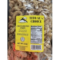 TITO ALS CHICHARRONES-STRIPS 8.00 OUNCE