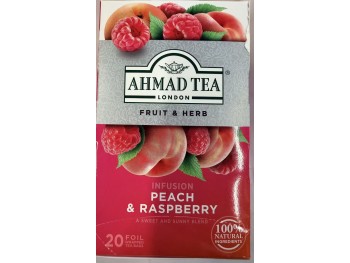 AHMAD TEA PEACH & RASPBERRY  20.00 PACKET