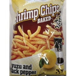 CALBEE SHRIMP CHIPS YUZU PEPPER  3.30 OUNCE