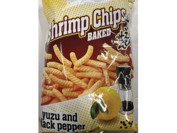 CALBEE SHRIMP CHIPS YUZU PEPPER  3.30 OUNCE