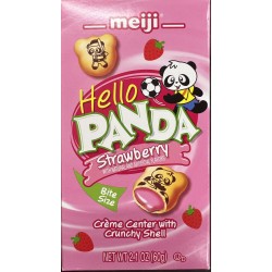 MEIJI HELLO PANDA STRAWBERRY FLA 60.00 GRAM