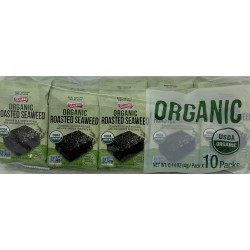 ORGANIC KOREAN SEASONED SEAWEED WANORI 10.00 PACK